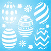 Easter Eggs Stencil- Classic Easter Egg Design