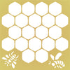 Honeycomb Stencil - Large Bee Honey Comb Hexagon