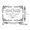Cafe Paris Stencil- Vintage French Themed Sign Label