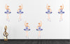 Ballerina Stencil- Ballet Dancer Ballerina Silhouette