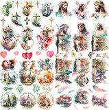Christian Theme Rice Paper- 6 Unique Printed Mulberry Paper Images 30gsm