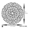 Arabic Mandala Stencil- Islamic Mosaic Arabic Geometric Design