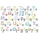 Alphabet Stencil - Letters Numbers Disney Style Font