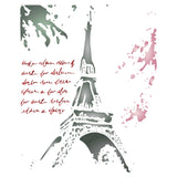 Eiffel Tower Stencil - Scenery Mask Backdrop Paris Landmark