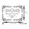 Cafe Paris Stencil- Vintage French Themed Sign Label