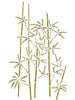 Bamboo Stencil - Classic Oriental Plant Leaves