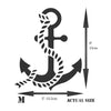Anchor Stencil - Sea Ocean Nautical Ship Boat Seashore