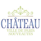 Chateau Stencil - Vintage French Wine Themed Word