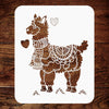 Alpaca Stencil - Childs Decorative Llama Animal