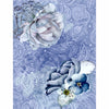 Blue Background Rice Paper- 6 x Different Printed Mulberry Paper Images 30gsm
