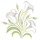 Calla Lily Stencil - Flower Floral Arum Lilies