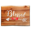 Blessed Stencil - Religious Christian Quote Label Sign Word