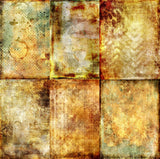 Distressed Background Rice Paper- 6 x Printed Mulberry Paper Images 30gsm