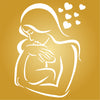 Baby Love Stencil - Mother Love Child Boy Girl