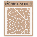 Geometric Cake Stencil- Cake & Cookie use to Add Texture