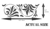 Art Nouveau Stencil (2pc)- Classic Layered New Art Border