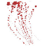 Bloody Streaks Stencil - Spatter Splash Splatter Liquid Paint Ink Spot Blot