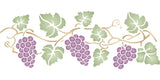 Grapevine Stencil (2pc)- Classic Grape Vine Border