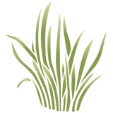 Grass Stencil - Leaves Plant Garden Marsh Grass