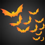 Halloween Bats Stencil - Scary Halloween Door Bag
